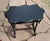 American Late 19th Century Scalloped Rectangled Top - Spindle Leg End Table With Drawer For Sale - Image 3 of 4
