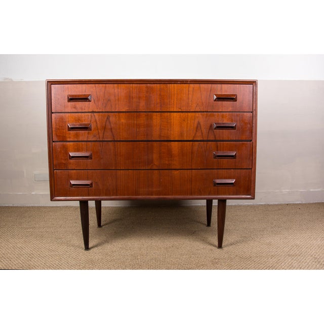 Danish Teak Chest of Drawers by Borge Mogensen for Søborg Mobelfabrik, 1960s For Sale - Image 16 of 18