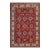 Tribal Super Kazak Red/Beige Wool Rug - 5'7'' X 8'9'' For Sale