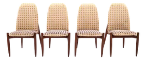 Czechoslovakian Chairs, 1950s, Set of 4