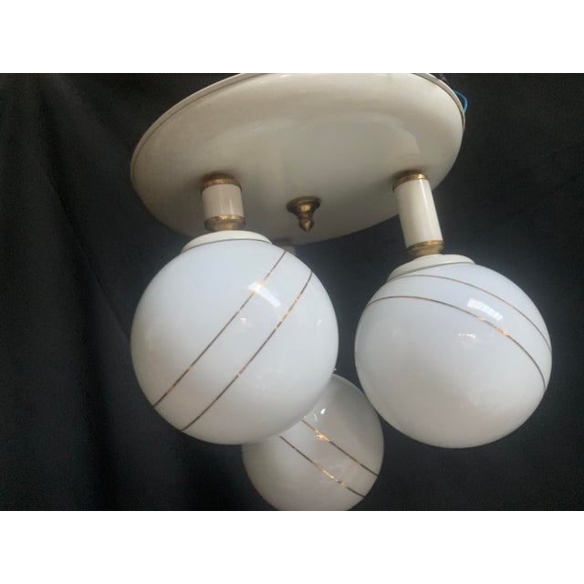 Ceiling Lamp in Metal and Glass, 1970s For Sale - Image 16 of 18