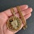 French Vintage Gold Coin Necklace Bicentennial 1776-1976 Rope Chain Estate Jewelry For Sale - Image 3 of 8