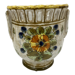 1980s Italian Pottery Cachepot