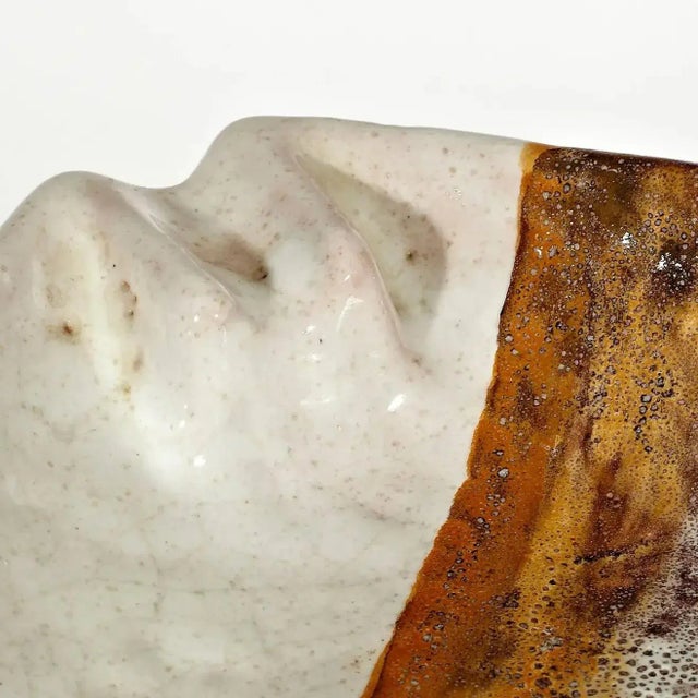 Raymor Pottery Raymor Italy Ceramic Hand-Painted Ashtray For Sale - Image 4 of 5