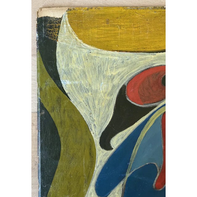 Xavier Albert Fiala, Danse, Oil on Cardboard, 1947 For Sale - Image 8 of 13