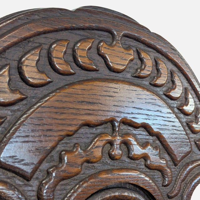 Vintage Wood Dining Armchair For Sale - Image 9 of 11