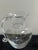 1980s Signed Simon Pierce Shelburne Clear Hand-Blown Glass Pitcher With Handle and Pour Spout 6.6" Tall Set of Two(2) For Sale - Image 9 of 10