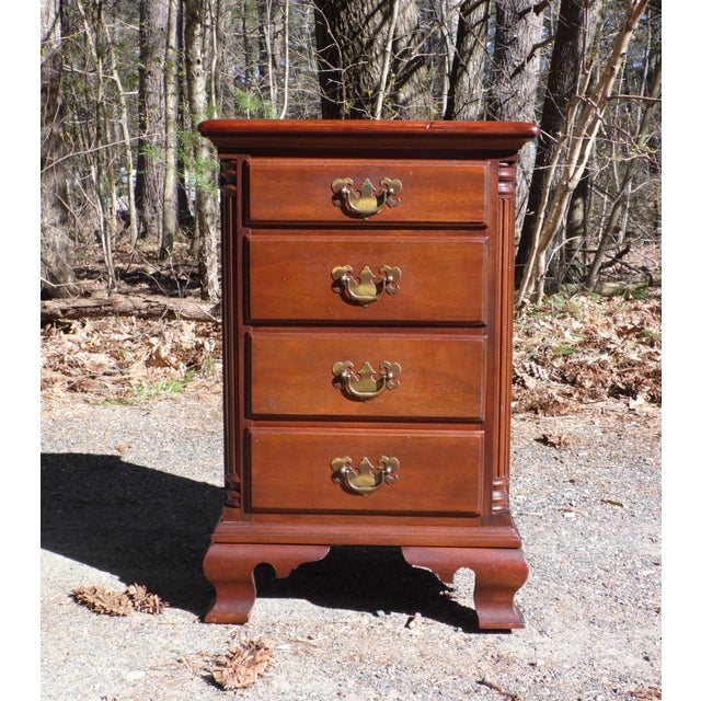 Vintage Kling Federal Style Solid Mahogany Nightstand End Table Chairish