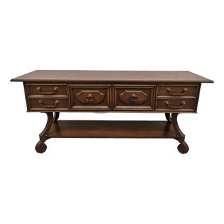 Jacobean Victorian Revival Sideboard by Fancher For Sale