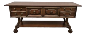 Jacobean Victorian Revival Sideboard by Fancher