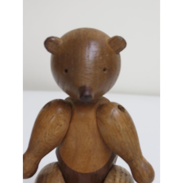 Vintage Danish Beech, Oak and Teak Monkey, Elephant and Bear Figurines by Kay Bojesen, 1960, Set of 3 For Sale - Image 16 of 18