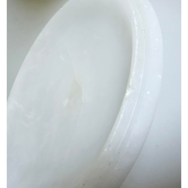 Mid 20th Century Italian Alabaster Carved Lidded Dish, 1960s For Sale - Image 5 of 11