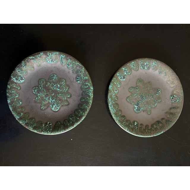 Ceramic Dinner Plates from Petit Massé, 1970s, Set of 11 For Sale - Image 4 of 11