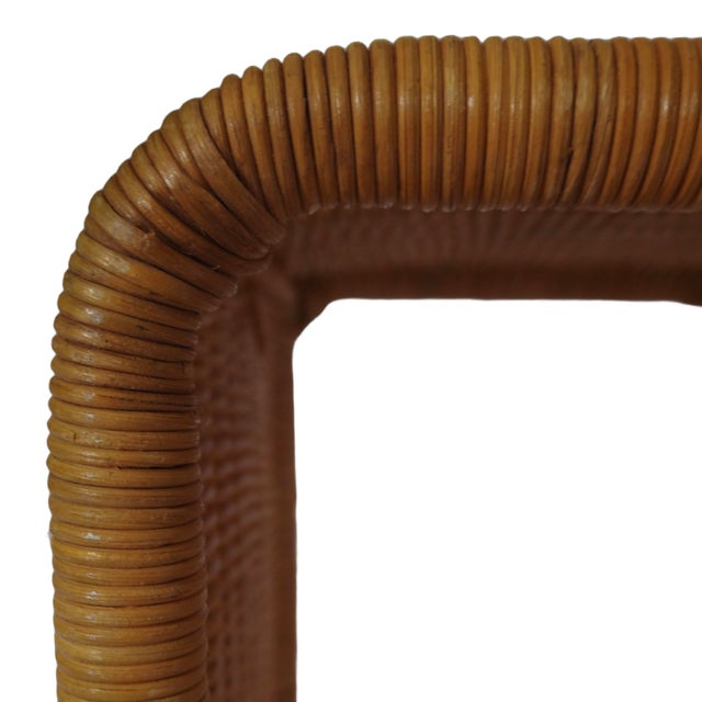 Rattan Side or Bedside Tables attributed to Henning Korch, Italy, 1970s, Set of 2 For Sale - Image 6 of 9