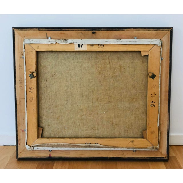 Adolfo Carducci, Sous bois et ruisseau, Oil on Canvas, Framed For Sale - Image 10 of 11