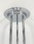 Space Age Chrome-Plated 3-Light Ceiling Lamp, Italy, 1980s For Sale - Image 12 of 18