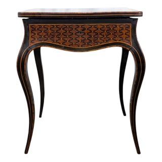 Rococo Style Dressing Table with Drawer, 1800s For Sale