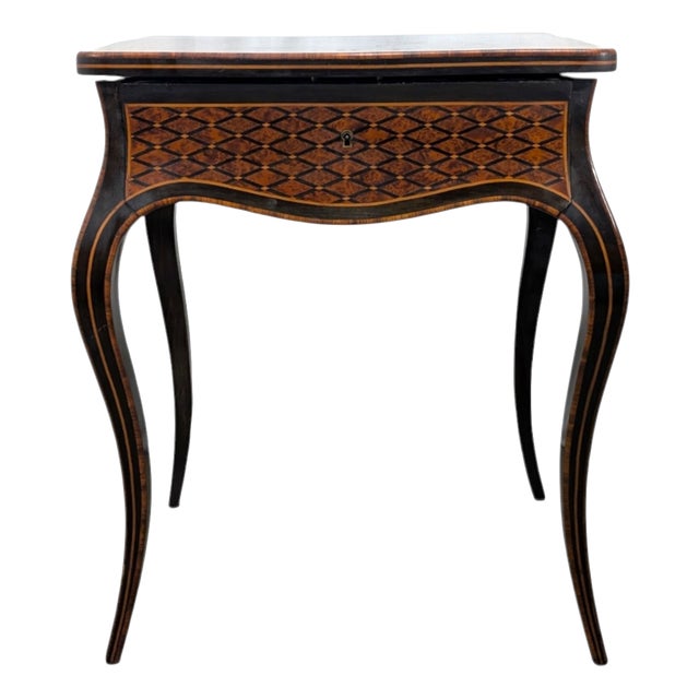 Rococo Style Dressing Table with Drawer, 1800s For Sale