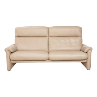 Ergoline 3-Seater Sofa in Cream Leather from Willi Schillig For Sale