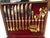 Gold Estia Golden Cascade 66pc Gold Flatware Set Service for 8 For Sale - Image 8 of 11