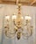 1970s 12 Light Hollywood Regency Crystal Waterfall Chandelier For Sale - Image 9 of 13