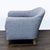 Modern Restoration Hardware Tuxedo Modern Blue Lounge Chair For Sale - Image 3 of 8
