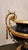 Ceramic Early 20th Century French Gilt Limoges Style Porcelain Handled Centerpiece For Sale - Image 7 of 9