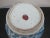 Ceramic Chinese Blue Porcelain Peonies Scroll Cache Spittoon Planter Pot Bowl For Sale - Image 7 of 9