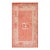1900s Orange Birds Medallion Antique Chinese Bao Tou Rug 4'4" X 7'2" Knotted Wool Carpet For Sale