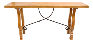 Console Table Wood and Iron