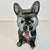 1950s Boho Chic Rustic European French Bulldog Reconstituted Stone Statue. For Sale - Image 13 of 14