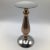 Silver & Rose Gold Anodized Aluminum Pillar Candle Holders - A Pair For Sale - Image 9 of 13
