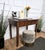 Mid-Century Art Deco Italian Walnut Burl Wood Writing Desk Table, 1960s For Sale - Image 3 of 11