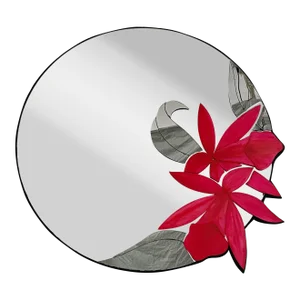 Floral Layered Mirror by David Marshall
