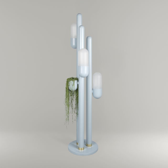 Cactus Floor Lamp by Creativemary For Sale - Image 4 of 14