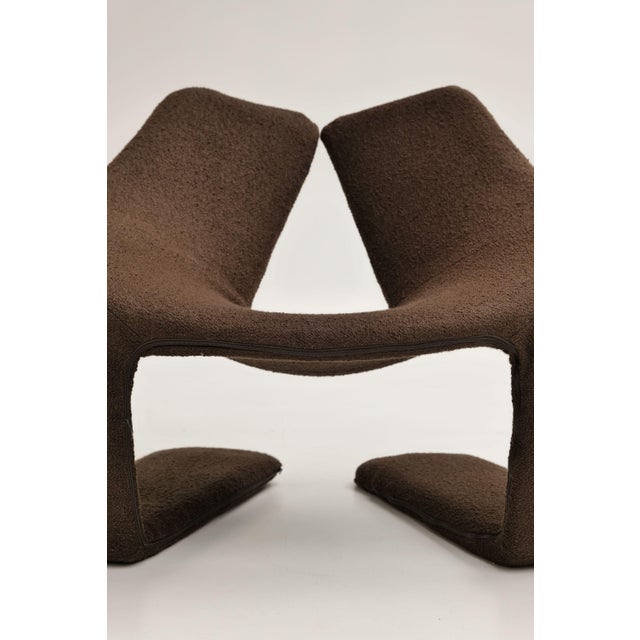 Textile Zen Lounge Chair by Kwok Hoi Chan for Steiner, 1970s For Sale - Image 7 of 9