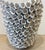 Organic Modern Textured White Vase For Sale - Image 4 of 4