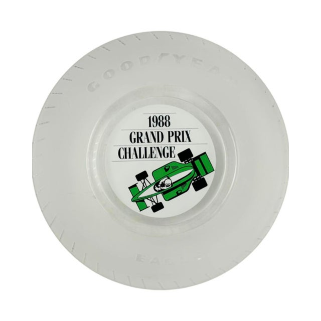 Glass Vintage Good Year Eagle 1988 Grand Prix Challenge Ashtray For Sale - Image 7 of 8