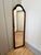 Tall Narrow Antique Wooden Scallop Frame Mirror, France, 1920s For Sale - Image 11 of 13