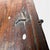 Wood Antique 18th Century Wooden Trunk Coffer – Primitive Dovetail Chest For Sale - Image 7 of 16