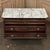 Mid-Century French Mahogany Commode With Carrara Marble Top in Louis XVI Style For Sale - Image 14 of 17