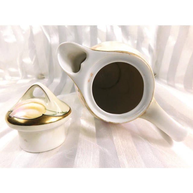 1960s Schoenwald Bavaria Floral Coffee Pot Teapot For Sale In San Francisco - Image 6 of 7