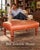 Late 20th Century Cognac Leather Rectangular Ottoman With Turned Wood Legs & Nailhead Trim For Sale In Atlanta - Image 6 of 6