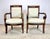 Late 19th Century Antique French Empire Parlor Suite Set Settee & King / Queen Armchairs Restored For Sale - Image 5 of 12