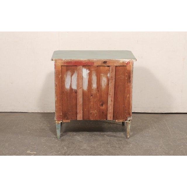 Verdigris Mid 20th Century Swedish Blue/Green Chest For Sale - Image 8 of 11
