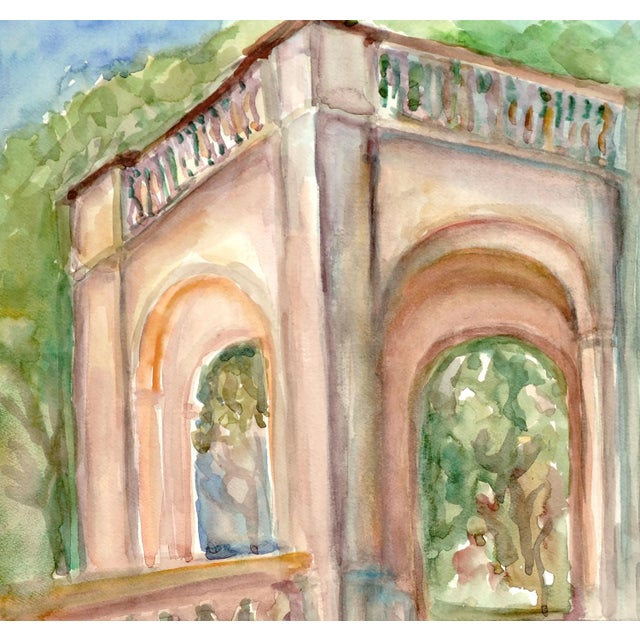 Garden Entrance Landscape by Virginia J Hughins For Sale - Image 4 of 6