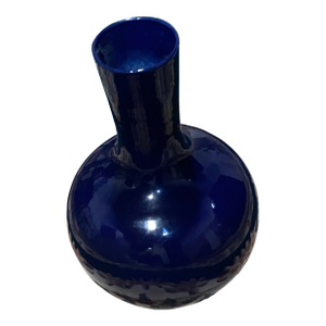 ChineseVASE . Chinese Porcelain. Cobalt Blue Monochrome Porcelain Vase.