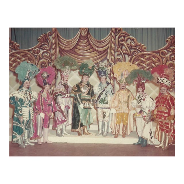 1970s Mardi Gras Court Photograph For Sale