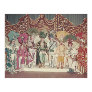 1970s Mardi Gras Court Photograph