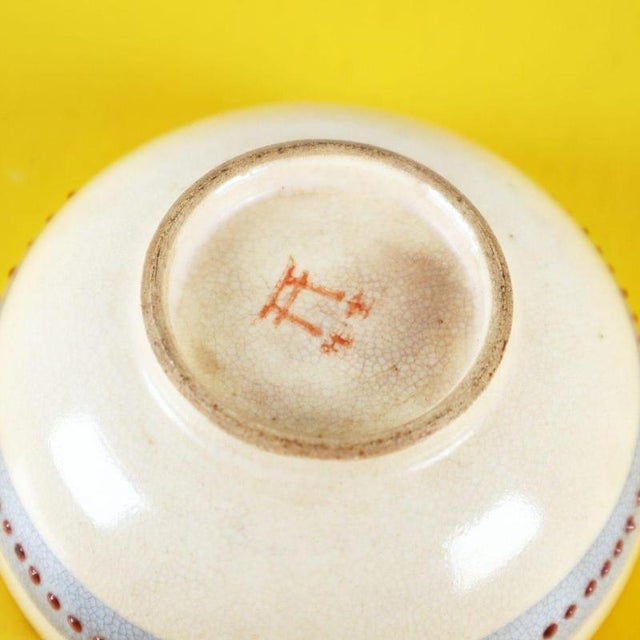 White Antique Asian Glazed Ceramic Bowl, 1900s For Sale - Image 8 of 9